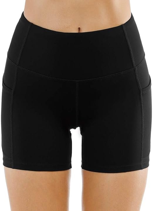 Women's High Waist Yoga Shorts - Image 2