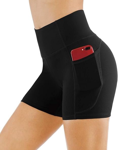 Women's High Waist Yoga Shorts - Image 4