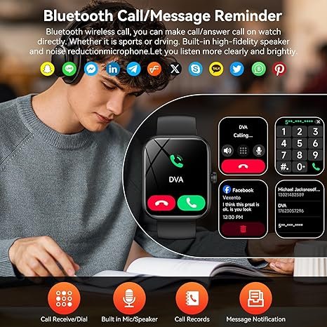 Smart Watch with Alexa & Fitness Tracker - Image 2