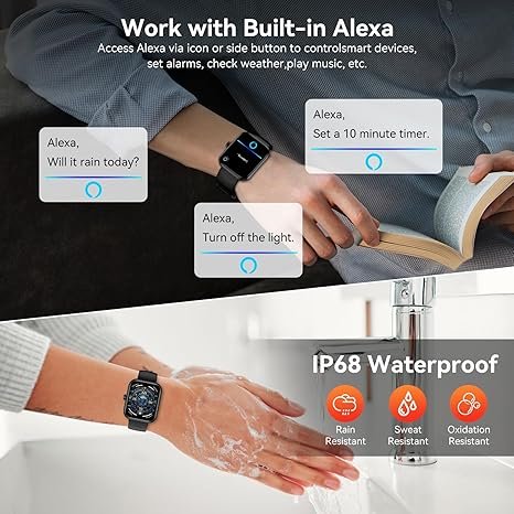Smart Watch with Alexa & Fitness Tracker - Image 5